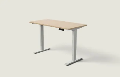Desktronic HomePro bureau Grijs / Bamboe / 140x70 cm