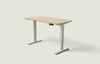 Desktronic HomePro bureau Grijs / Bamboe / 140x70 cm