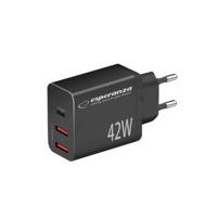 Esperanza EZC106K netvoeding oplader 42W Zwart