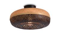 Plafondlamp Palawan Bamboe naturel/zwart - S