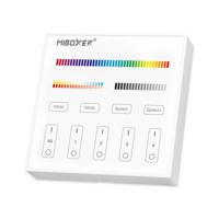 Touch panel 4-zone RGBWW afstandsbediening wandpaneel op batterij
