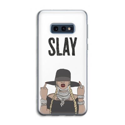 Slay All Day: Samsung Galaxy S10e Transparant Hoesje