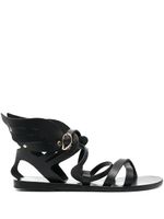 Ancient Greek Sandals sandales Nephele en cuir - Noir - thumbnail