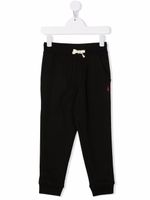 POLO RALPH LAUREN KIDS pantalon de jogging à logo brodé - Noir