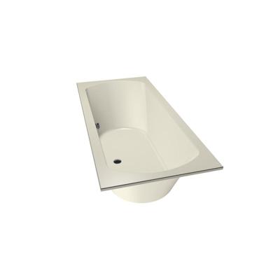 Xenz Lagoon Duobad - 180x80x53 - afvoer Midden - acryl - pergamon 6928-02