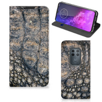 Motorola One Zoom Hoesje maken Krokodillenprint