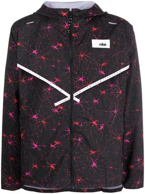 Nike veste légère à imprimé graphique - Noir