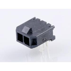 Molex 436500203 Male header, inbouw (standaard) Totaal aantal polen: 2 Rastermaat: 3.00 mm Inhoud: 1 stuk(s) Tray