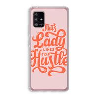 Hustle Lady: Samsung Galaxy A51 5G Transparant Hoesje