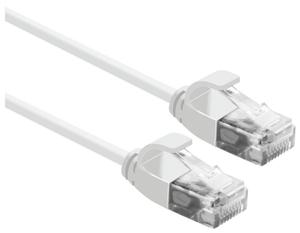 ROLINE UTP Data Center Patchkabel Cat.6A (Class EA), LSOH, extra dun, wit, 0,3 m