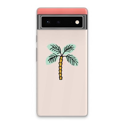 Palmboom: Google Pixel 6 Transparant Hoesje