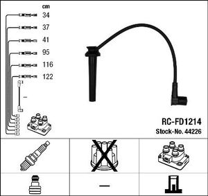 Bougiekabelset RCFD1214