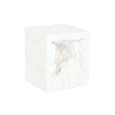 Bijzettafel Home ESPRIT Wit 40 x 40 x 46 cm