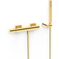 Douchekraan Tres Project | Opbouw | Mengkraan | 1-weg | hoh 15 cm | 1-knop | Rond | 24k Goud glans