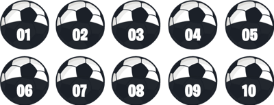 Voetbal trainings parcours Jeugd vinyl tapijt