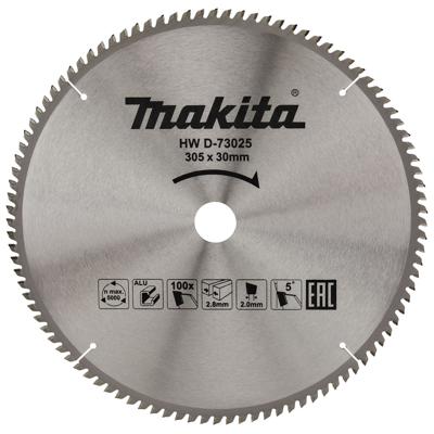 Makita Afkortzaagblad voor Aluminium | Standaard | Ø 305mm Asgat 30mm 100T - D-73025