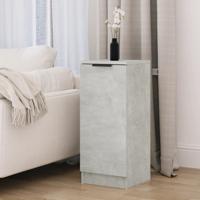 Dressoir 30x30x70 cm bewerkt hout betongrijs