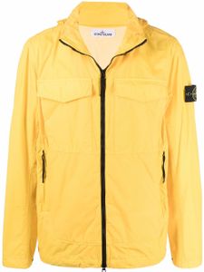 Stone Island veste zippée à motif Compass signature - Jaune