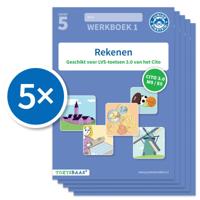 Rekenen werkboek 1 (Set van 5) (Paperback)