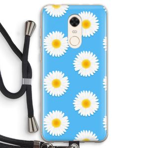 Margrietjes: Xiaomi Redmi 5 Transparant Hoesje met koord