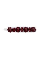 Simone Rocha barrette à design fleur - Rouge