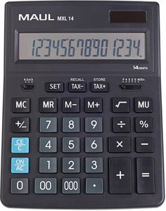 MAUL MXL 14 calculator Desktop Rekenmachine met display Zwart