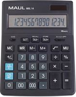 MAUL MXL 14 calculator Desktop Rekenmachine met display Zwart - thumbnail
