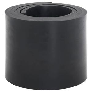 VidaXL Rubberen rand voor sneeuwploeg 180x15x1 cm zwart