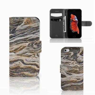 Apple iPhone 6 | 6s | Bookcase | Steen | Portemonnee hoesje