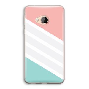 Strepen pastel: HTC U Play Transparant Hoesje