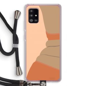 Bikini: Samsung Galaxy A51 5G Transparant Hoesje met koord
