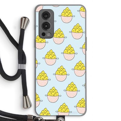 Citroenen: OnePlus Nord 2 5G Transparant Hoesje met koord