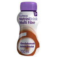 Nutrinidrink Multi Fibre Chocoladesmaak Flesje 200 Ml