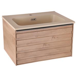 Differnz Elin meubelset FSC® | eiken/mat taupe | 60 cm