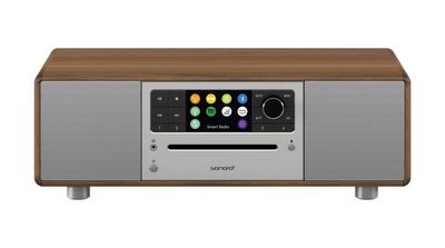 Sonoro Prestige - 2025 stereo internetradio met DAB+, FM, CD, Spotify en Bluetooth - walnoot