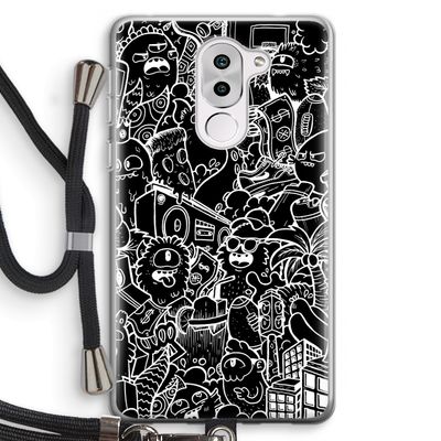 Vexx Black City : Honor 6X Transparant Hoesje met koord
