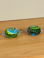 Glazen schildpadjes, set van 2 Glazen schildpadjes, set van 2