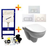 Geberit Up100 Toiletset 09 280 Rimfree Met Bril En Drukplaat