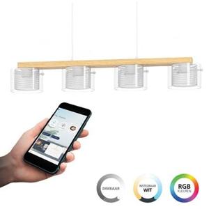 EGLO connect.z Portico-Z Hanglamp - 88 cm - Wit - RGB