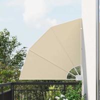 Balkon Privacy Scherm Beige 115 x 115 cm Stof