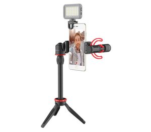 BOYA BY-VG350 tripod Smartphone-/actiecamera 3 poot/poten Zwart, Rood