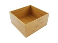 Cookinglife Bestekbak Theelepels - Opbergbox - Multi Organizer - Bamboe 15 x 15 x 7 cm