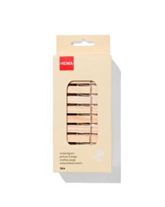 HEMA Wasknijpers Hout - 36 Stuks