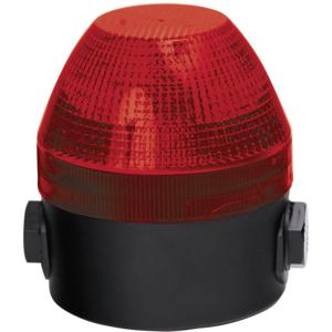 Auer Signalgeräte Signaallamp LED NFS 442102313 Rood Rood Continulicht, Knipperlicht 230 V/AC