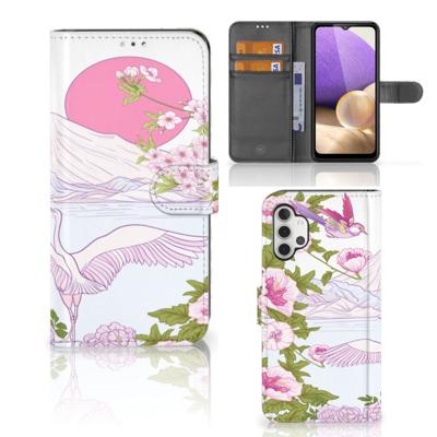 Samsung Galaxy A32 4G | Telefoonhoesje | Met pasjeshouder | Bird Standing