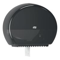 Toiletpapierdispenser Tork T2 Elevation jumbo klein zwart 555008