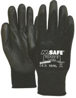 M-Safe pu-flex werkhandschoen b 14-086 zwart, l - 11408609
