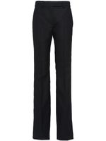 Prada pantalon de costume en laine - Noir