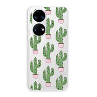 Cactus Lover: Huawei P50 Transparant Hoesje