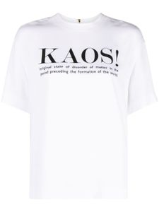 Moschino t-shirt à imprimé texte - Blanc